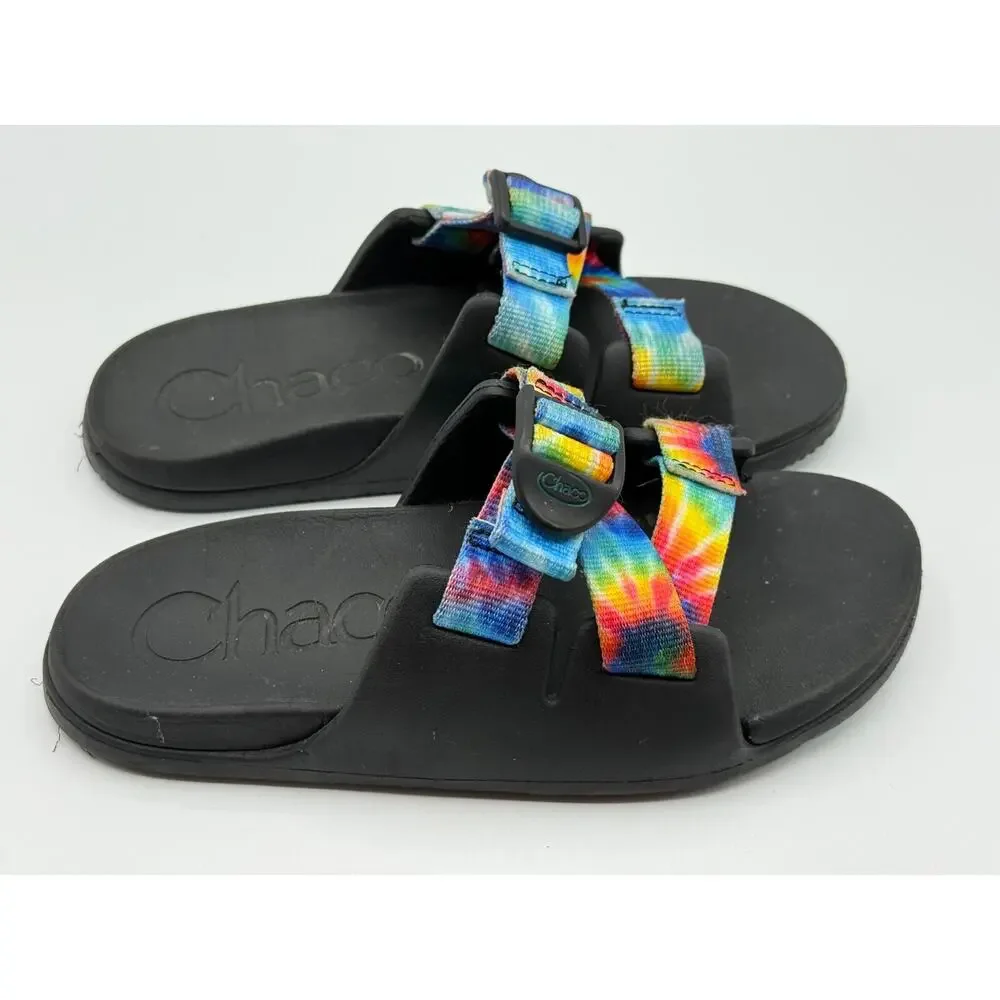 Chaco Chillos Tie Dye Slide Sandals K2 Size Kids 2